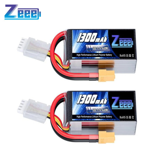 2pcs Drone Battery 11.1V 120C 1300mAh Softcase with XT60 Plug for RC Car Airplane Boats Racing Models Lipo Parts