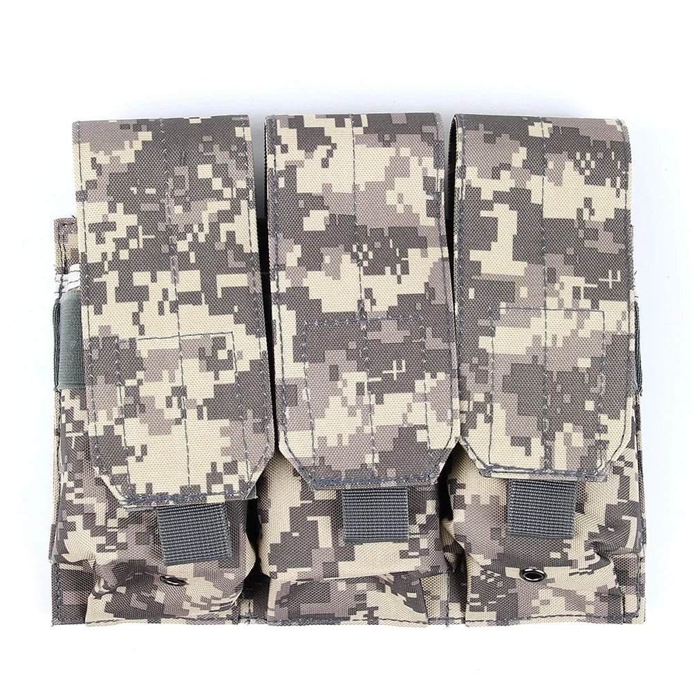 Military Triple Magazine Pouch Nylon Tactical Molle Vest Pouches