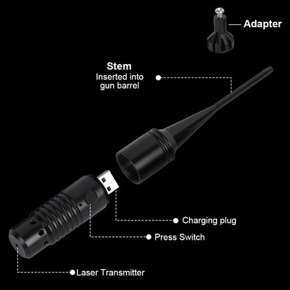 Tactical Laser Collimator Sight Kit for Rifle & Pistol Parallel Calibration