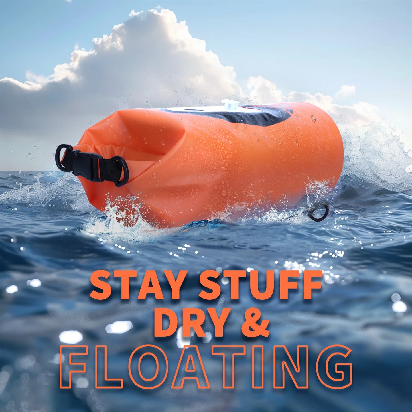 Solar/Battery Powered Waterproof Backpack with Bluetooth Speaker