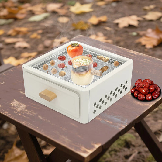 31*31*13.5cm Square Tabletop Barbecue Stove, For Camping