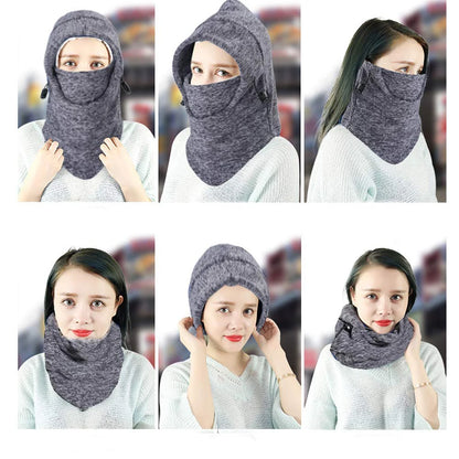 Winter Fleece Windproof  Full Face Scarf