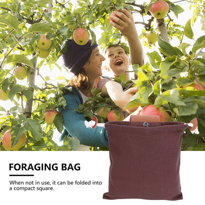 2pcs Foraging Bag for Berry Picking Multi-purpose Collapsible Outdoor bag