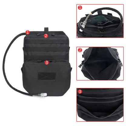 Tactical Combat Molle Bag Backpack Hydration Pouch
