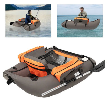 Inflatable Fishing  Raft , adjustable Backrest
