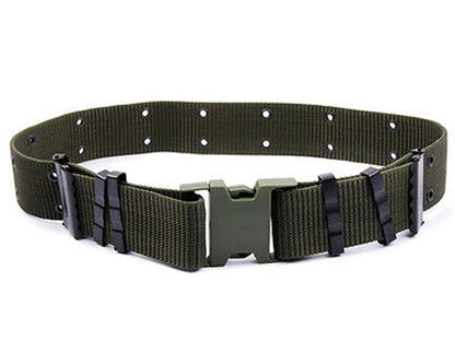 Tactical Military Pistol Belt  Adjustable  Hunting Webbing Waistband Belt