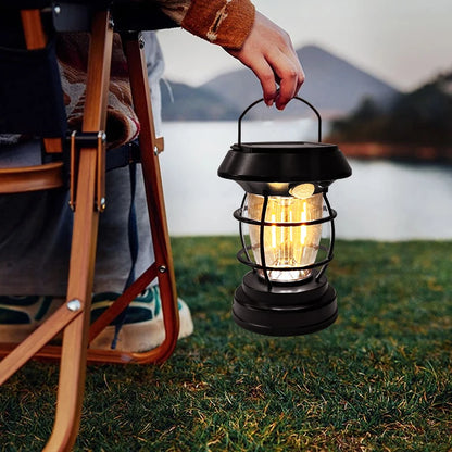 Solar Outdoor Lights 3 Speed Dimmable Solar Camping USB rechargeable  Emergency Lighting