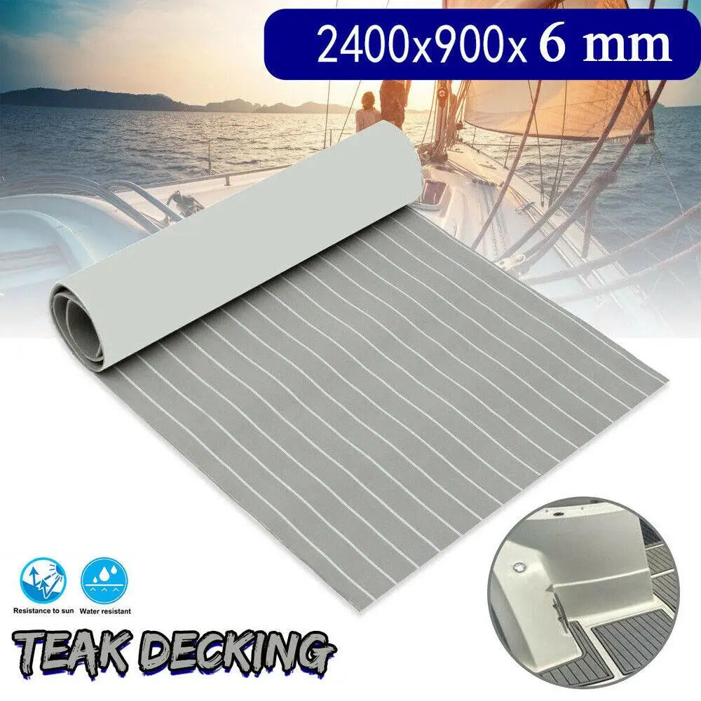 Eva Foam Decking for Boats Non-Slip Carpet With Adhesive Cushions Synthetic Teak Wood Flooring