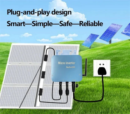 1000W Solar Inverter On Grid Micro With MC Connector WIFI Cloud Monitor 220V230V/110V120V AC