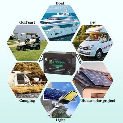 12V 300Ah LiFePO4 Lithium Battery Up to 10000 Cycles, Max. 3200W Power, for Off-Grid,