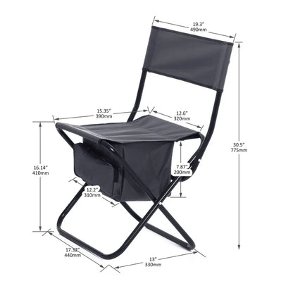 2piece Folding Chair with Storage Bag