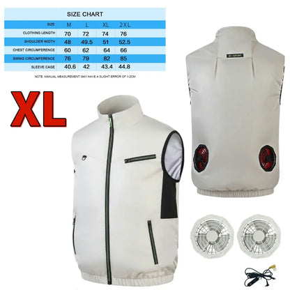 Cooling Vest Air Conditioner Heat Resistant  Vest