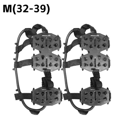 24 Teeth Mountaineering  Anti-Slip Snow Claw Shoe Covers