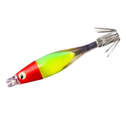 Luminous UV Blowing Fishing Lure  Artificial Bait Squid Jig for Sea Fishing