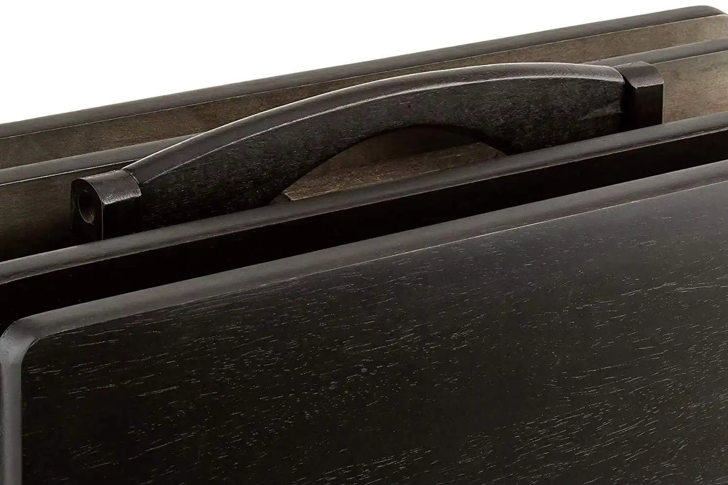 Indoor Folding Table 4-Piece Set, L19 x W15 x H26 Inches. 4 Tables + 1 Stand, Lightweight and Portable