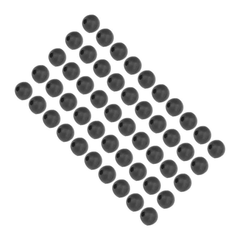 50pcs Carp Fishing Beads Diameter 6mm Soft Carp Fishing Rig Beads