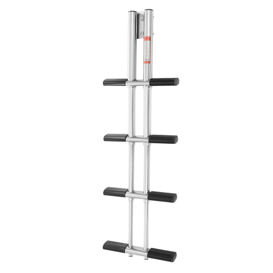 4 Steps Boat Telescopic Ladder Stainless Steel for Boats, Yachts, Swimming Pools, etc