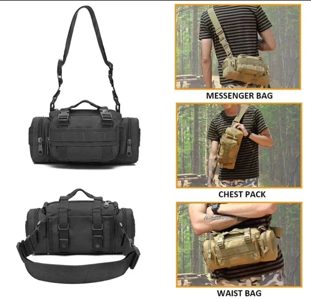 Tactical Military Molle Chest Fanny Pack Backpack