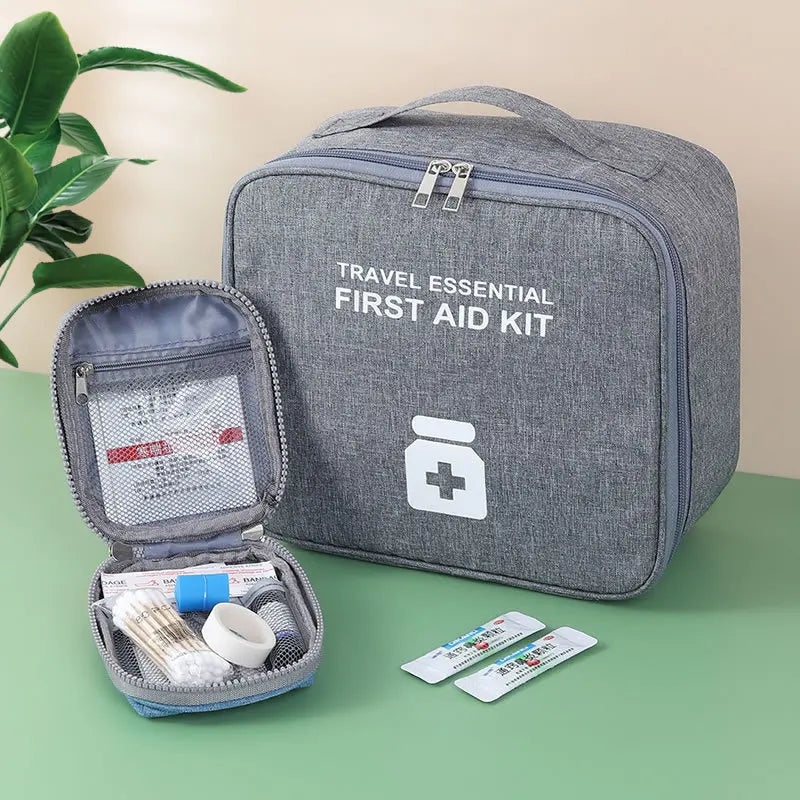 Home First Aid Kit Large Capacity Empty Medicine Storage Bag