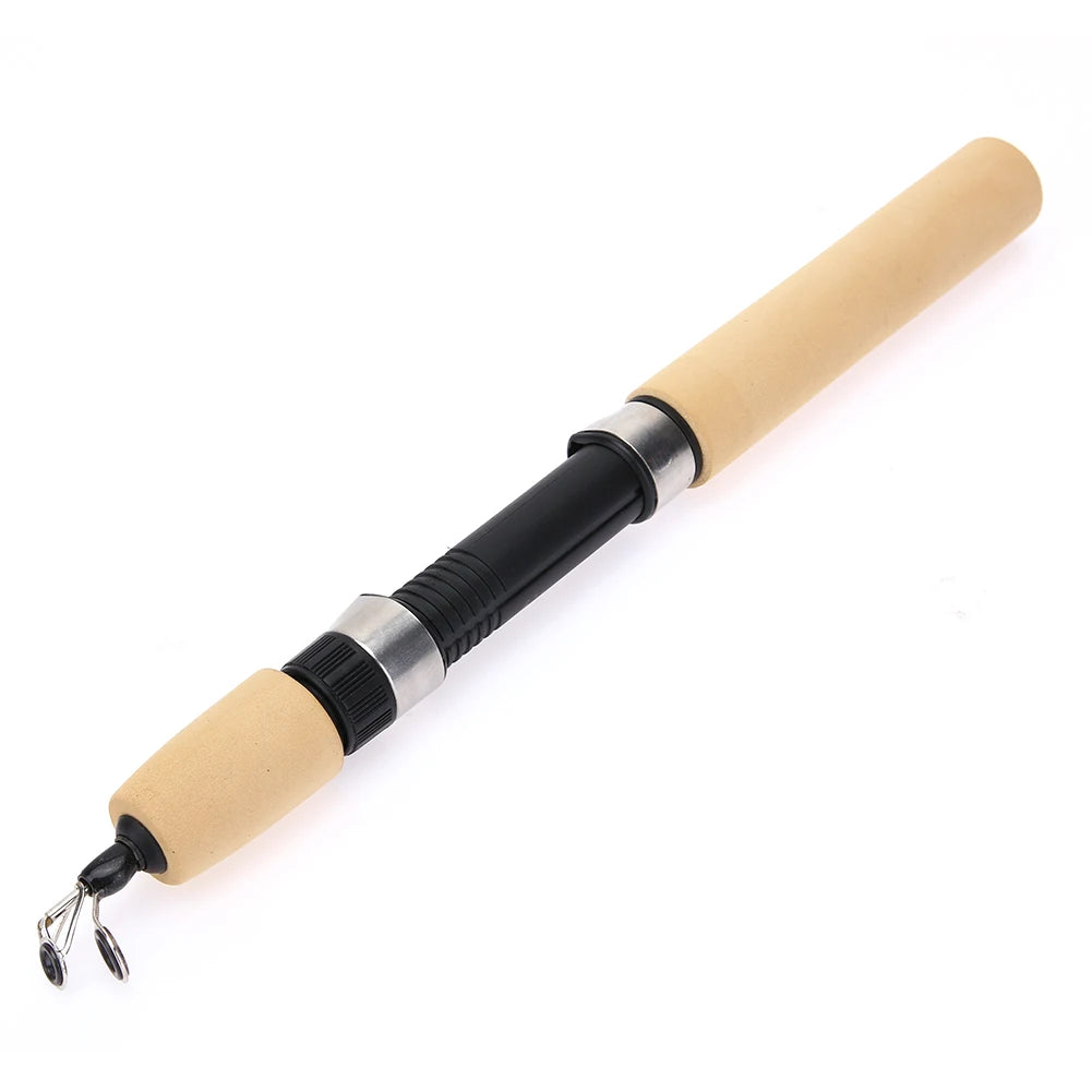 60/80/100cm Mini Telescopic Carbon Fiber ice fishing rod