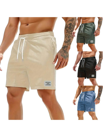 Men s Cotton Cargo  Casual Loose Fit Multi-Pocket Hiking Shorts