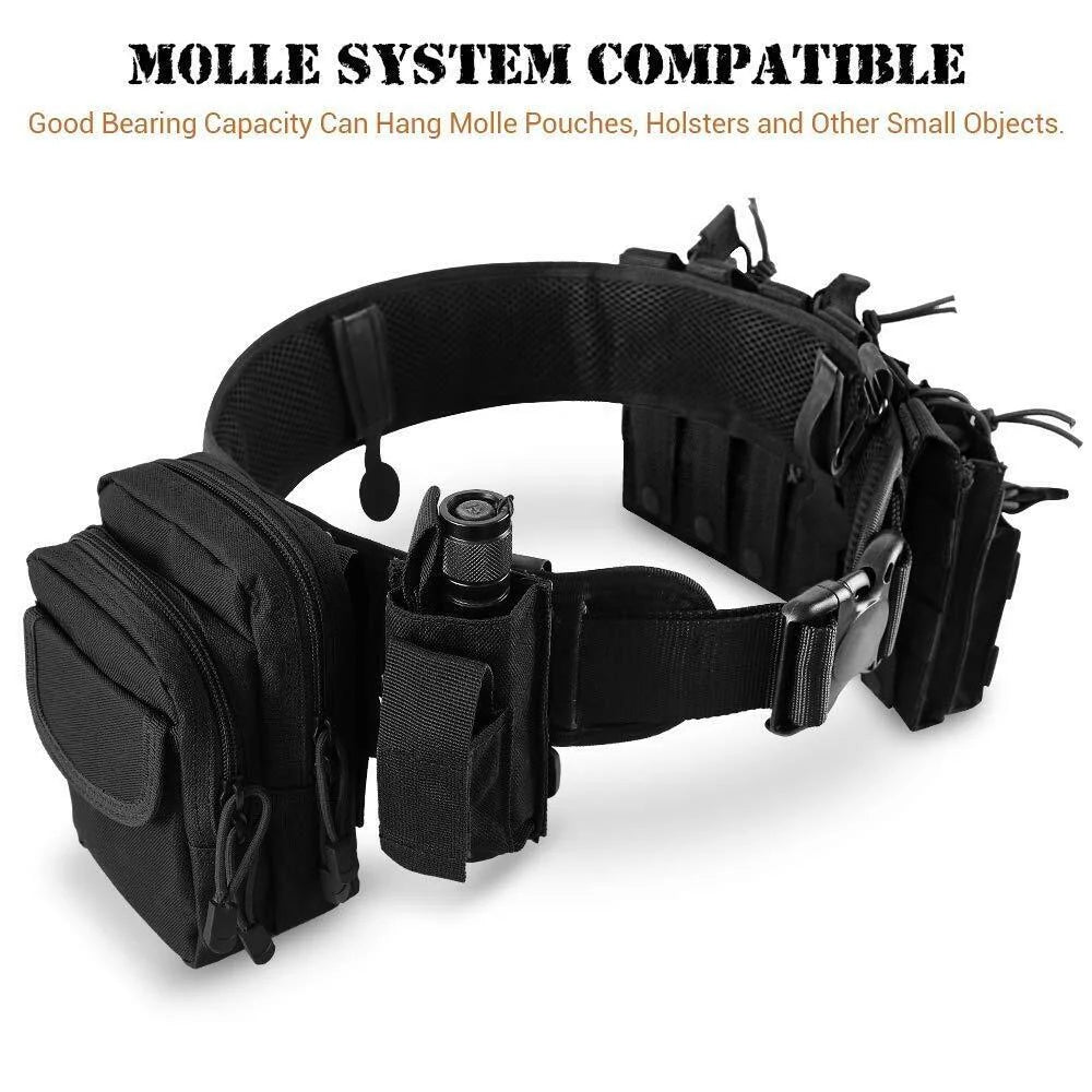 Multi-functional Breathable Molle System Tactical Belt Quick Release