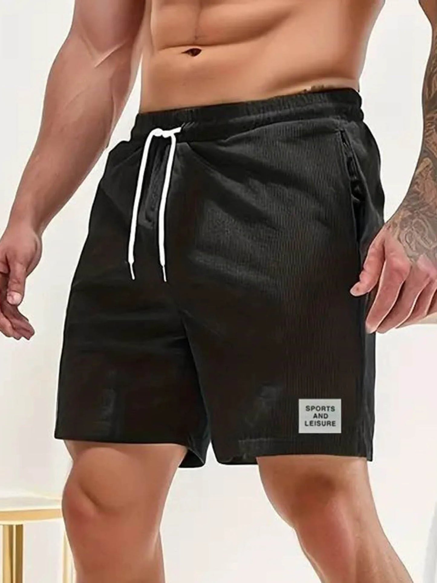 Men s Cotton Cargo  Casual Loose Fit Multi-Pocket Hiking Shorts