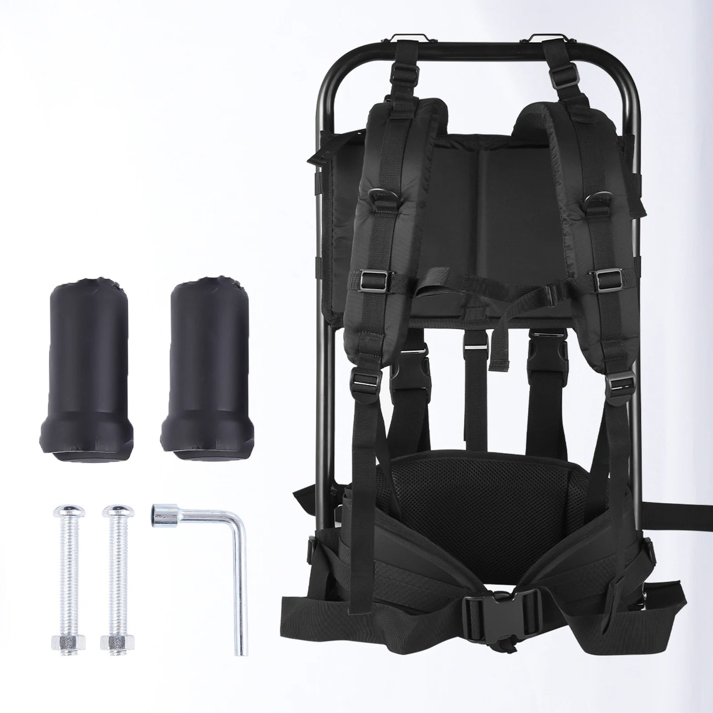 Camping Backpack External Frame  Portable Foldable Hunting Carrier Bag Holder