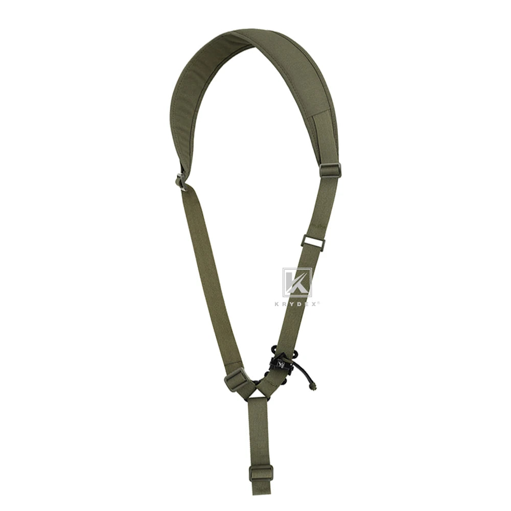 KRYDEX Tactical Single 1 Point Rifle padded Sling  For Hunting