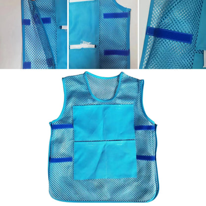 Summer Ice Pack Cooling Vest  With 8 Ice Packs