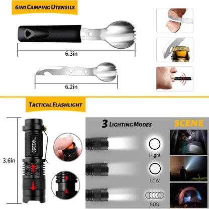 ANTARCTICA Emergency Survival Gear Kits 60 in 1
