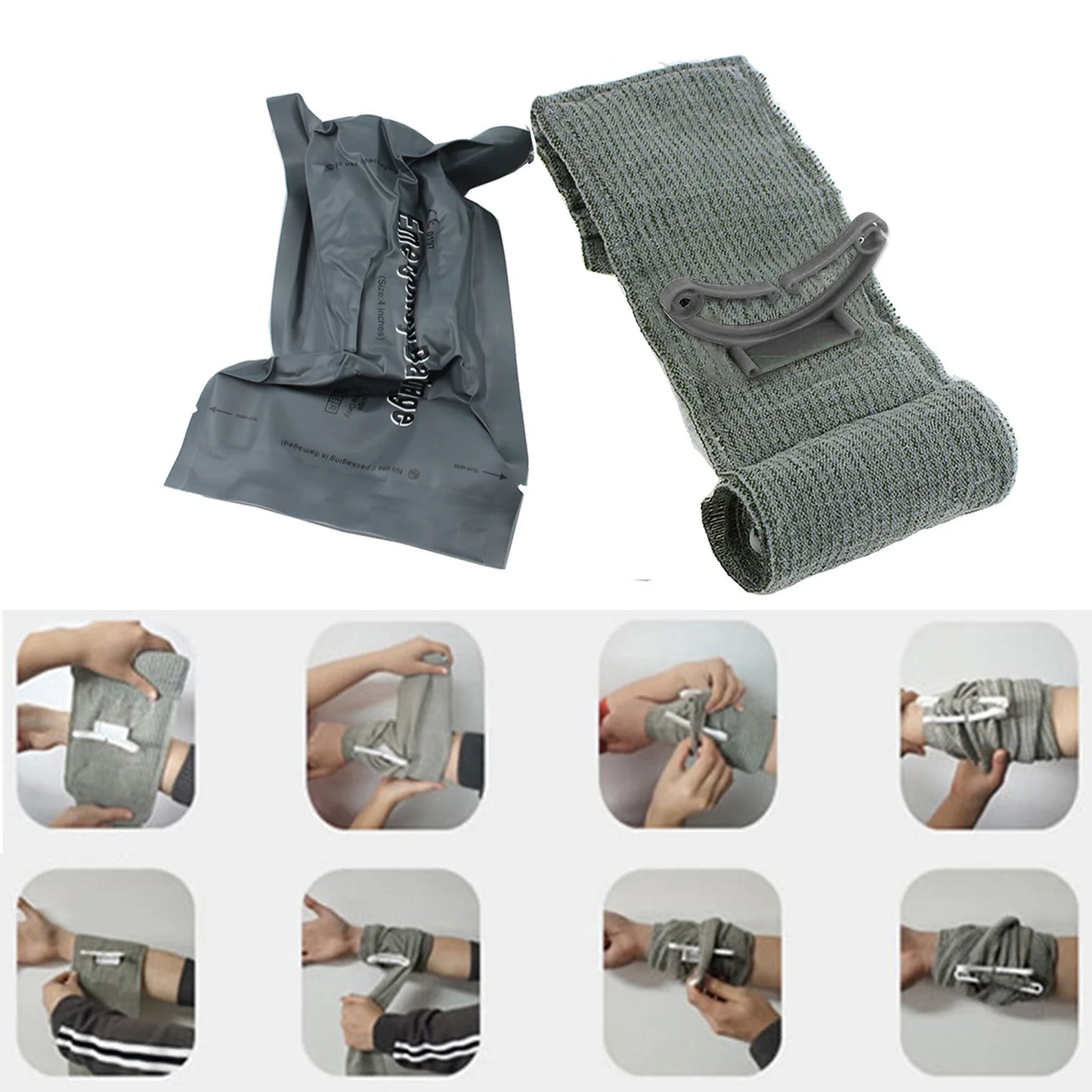 4/6 Inch First Aid Trauma Tourniquet Multifunction Hemostatic Control Bandage