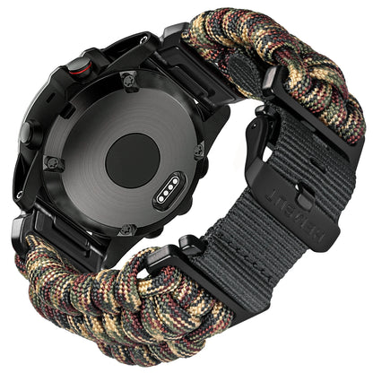Compatible With Garmin, Paracord Watch Band