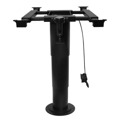 RV Table Pedestal Base for Boats Yachts Remote Control Pneumatic Adjustable Stand 355 to 730mm