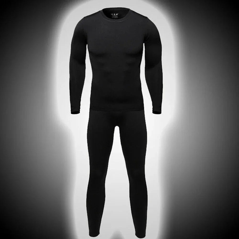 Men's Fleece Lined Thermal Underwear Set