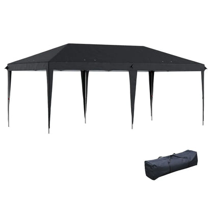10' x 20' Pop Up Canopy Tent Upgraded Heavy Duty Sun Shade with Carry Bag