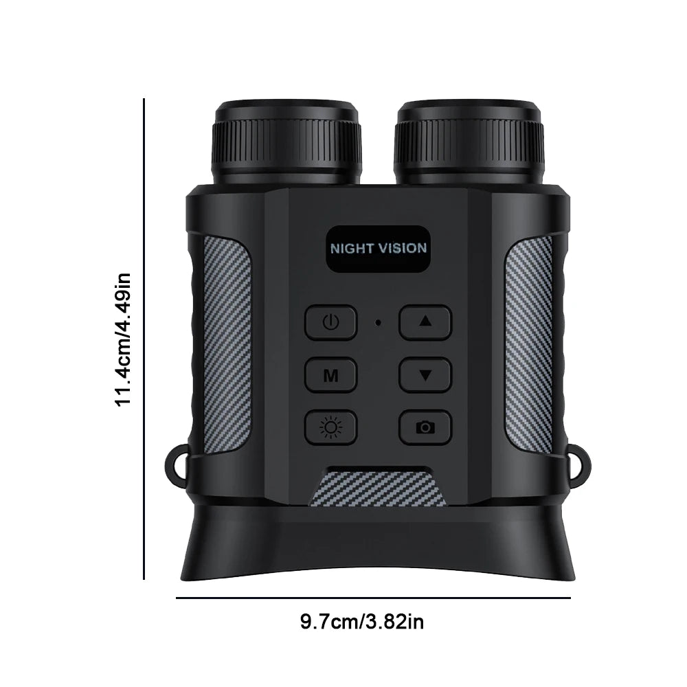Mini Binocular Night Vision High Definition 4K 48MP Infrared 8X Digital Zoom Binoculars