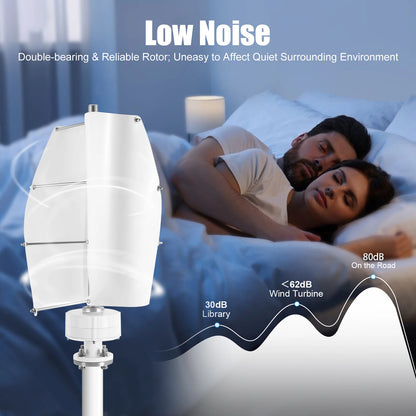 500W Vertical Axis Wind Turbine Generator with Controller