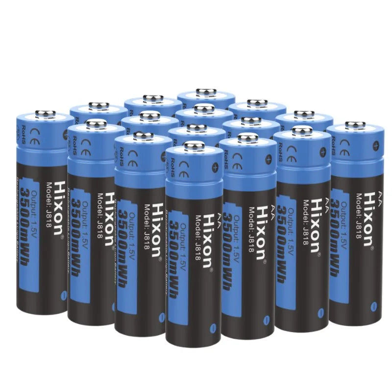 3500mWh 1.5V AA Li-Ion Rechargeable Battery