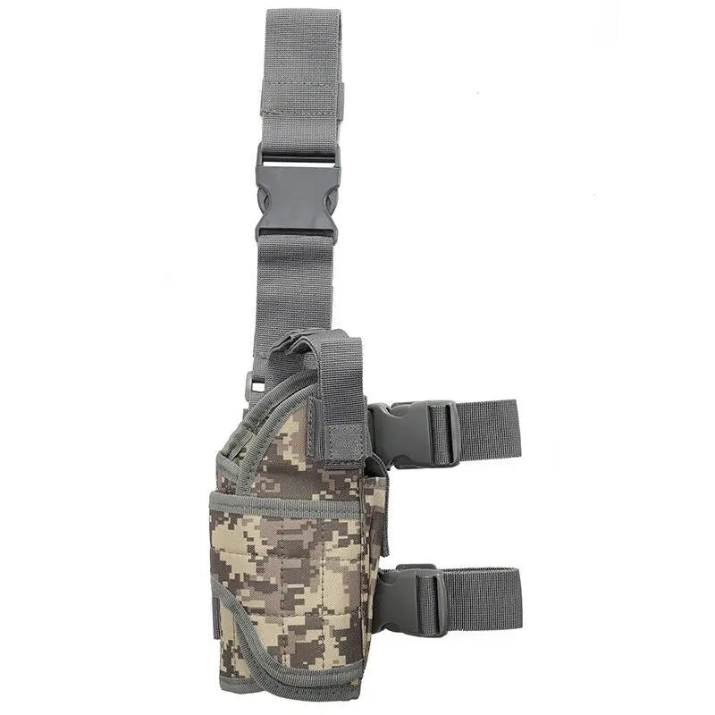 Tactical Adjustable Pistol Thigh Holster Magazine Pouch Right Hand Gun Holster