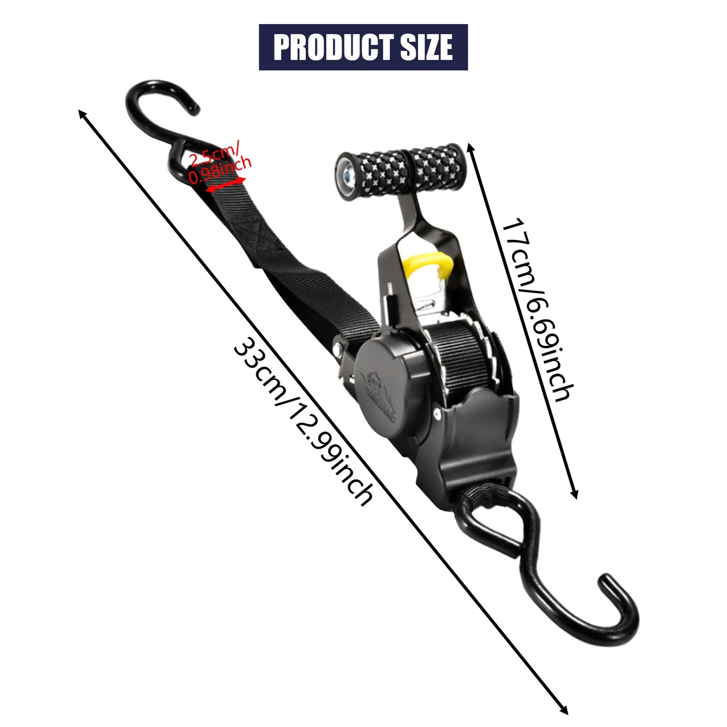 Tie-down Binding Strap Cargo Rope  Tensioner