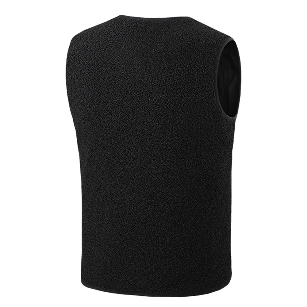 Unisex Electric Heated Rechargable Thermal Vest 16 Heating Areas 3 Heating Levels