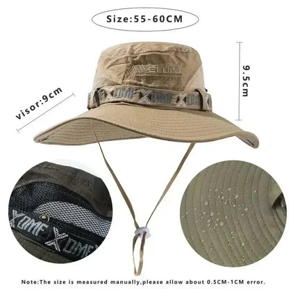 men's summer bucket hat for UV protection
