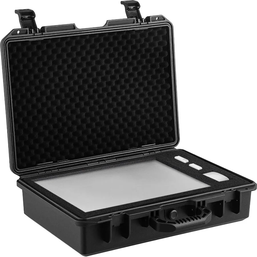 Waterproof Hard Case 19 x 14 x 5 Inches with Customizable Foam Shockproof  for Pistol