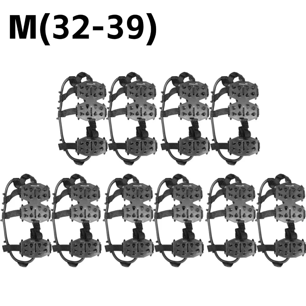 24 Teeth Mountaineering  Anti-Slip Snow Claw Shoe Covers