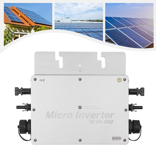 600W Waterproof Solar Grid Tie Inverter DC to AC Micro Inverter