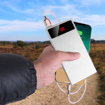 20000mAh Power Bank Ultra Thin External Battery Pack