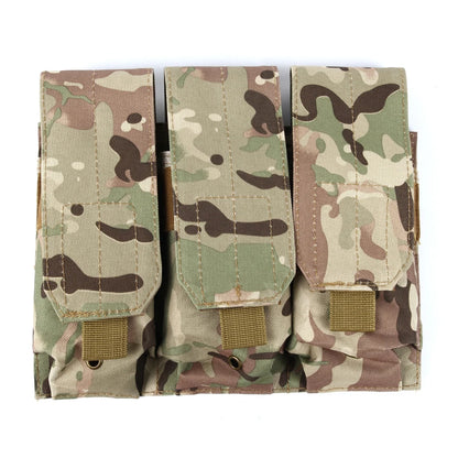 Military Triple Magazine Pouch Nylon Tactical Molle Vest Pouches