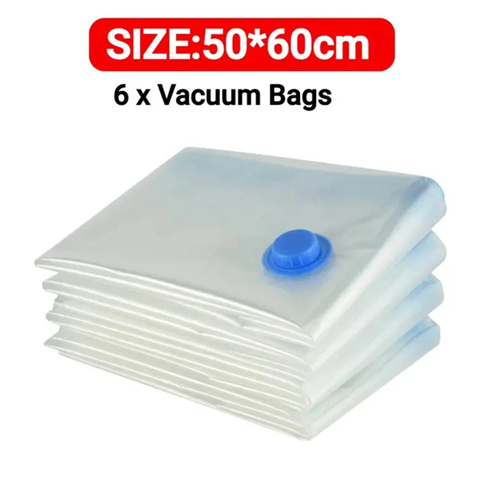 Folding Compressed Organizer Reusable Vacuum Storage Bags