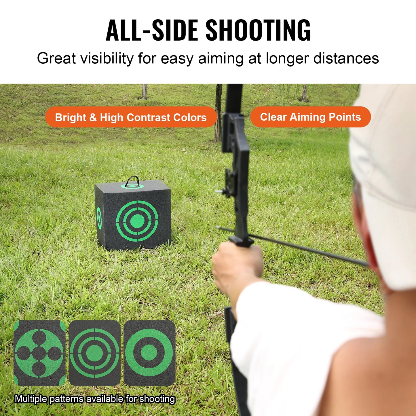 16"x18"All-side Shooting Archery Target  with Carry Handle